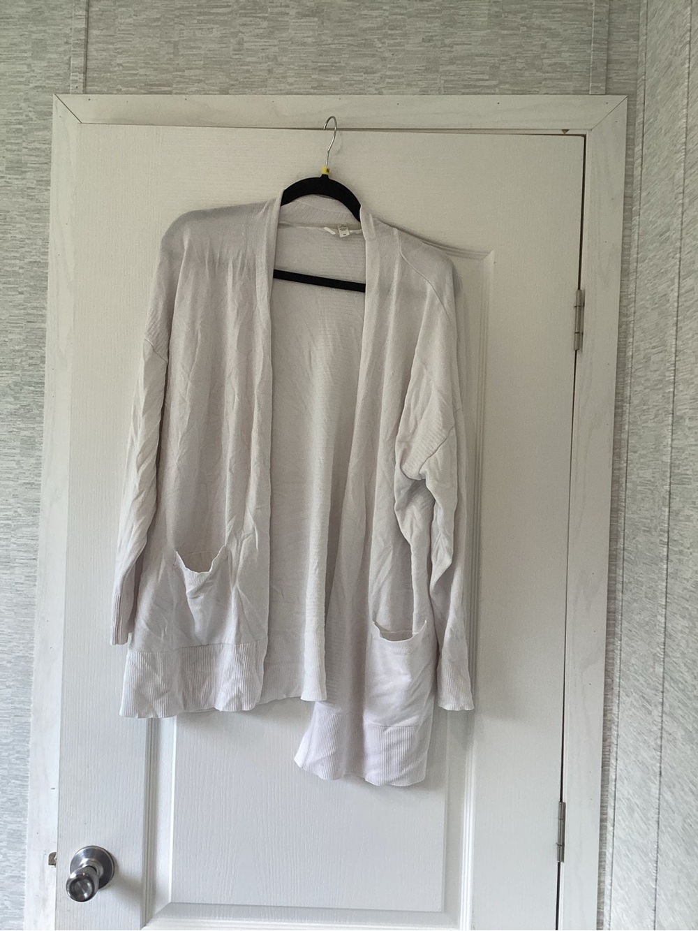 Terra & Sky Cream Open-Front Women's Cardigan XL Euc